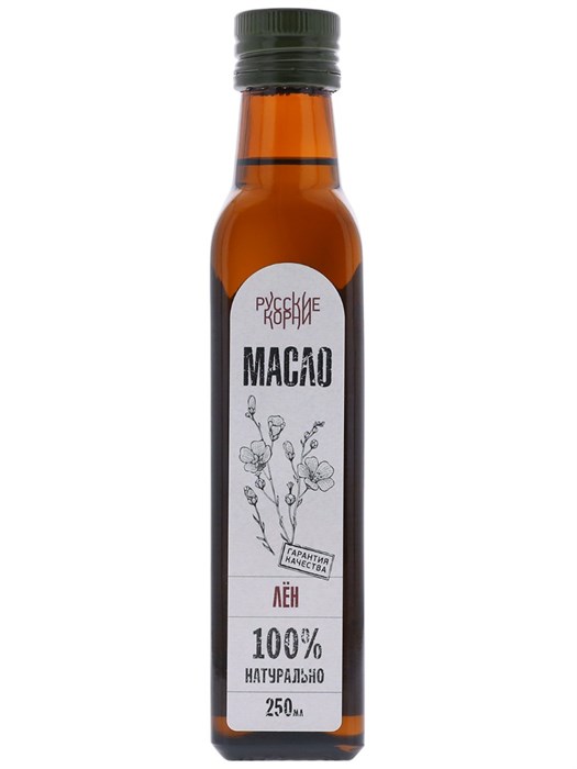 Льняное масло, 1-й холодный отжим (стекло), 250 мл 2232